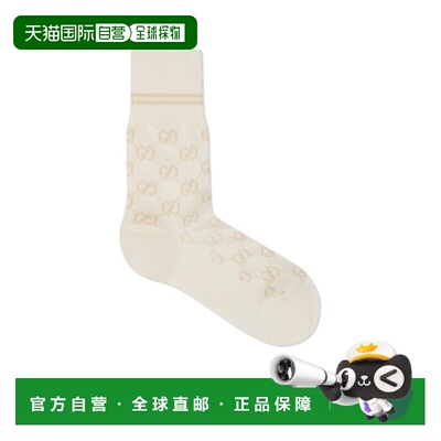 自营Gucci GG 棉混纺袜子 7572883GA10