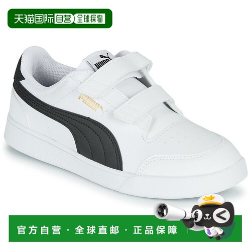 欧洲直邮Puma 儿童鞋 低帮板鞋 白色 冬天 SHUFFLE PS