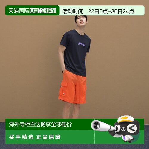 自营欧洲直邮Givenchy/纪梵希 男士黑色棉质反光徽标霹雳闪电印花