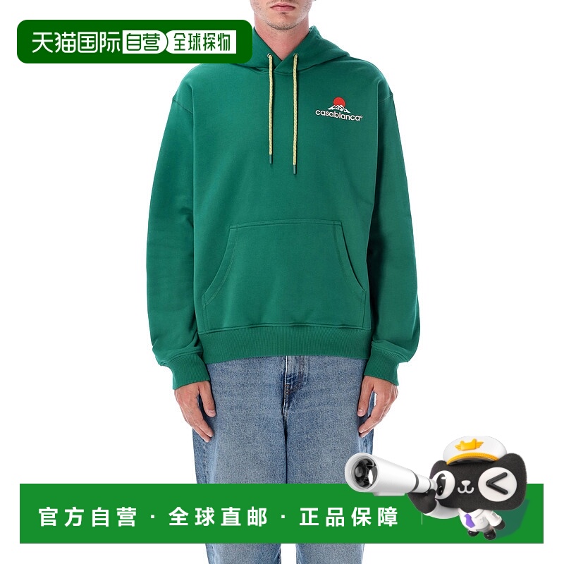 1h可退 香港直邮Casablanca 男士 Montagne 印花连帽衫 MPF25JTP2