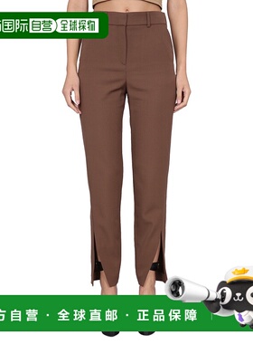 欧洲直邮BALMAIN 女士休闲裤 AF0PO100WB058AS女裤直筒裤