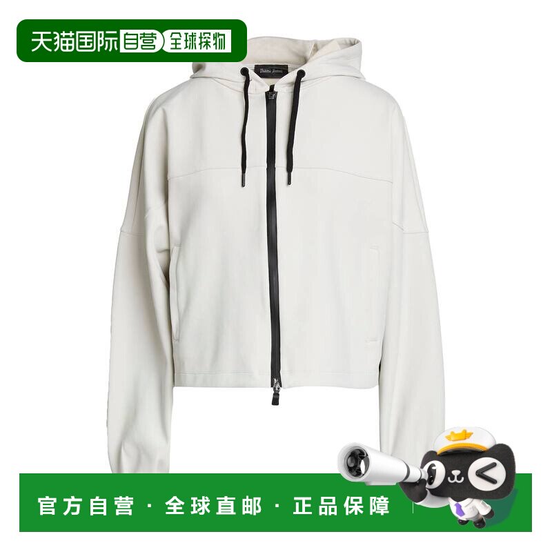 香港直邮Herno 女士 连帽运动衫 grey灰色 舒适时【付后1h可退】