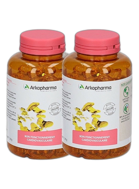 欧洲直邮Arkopharma鱼油胶囊360粒补充剂血管深海深海鱼提取