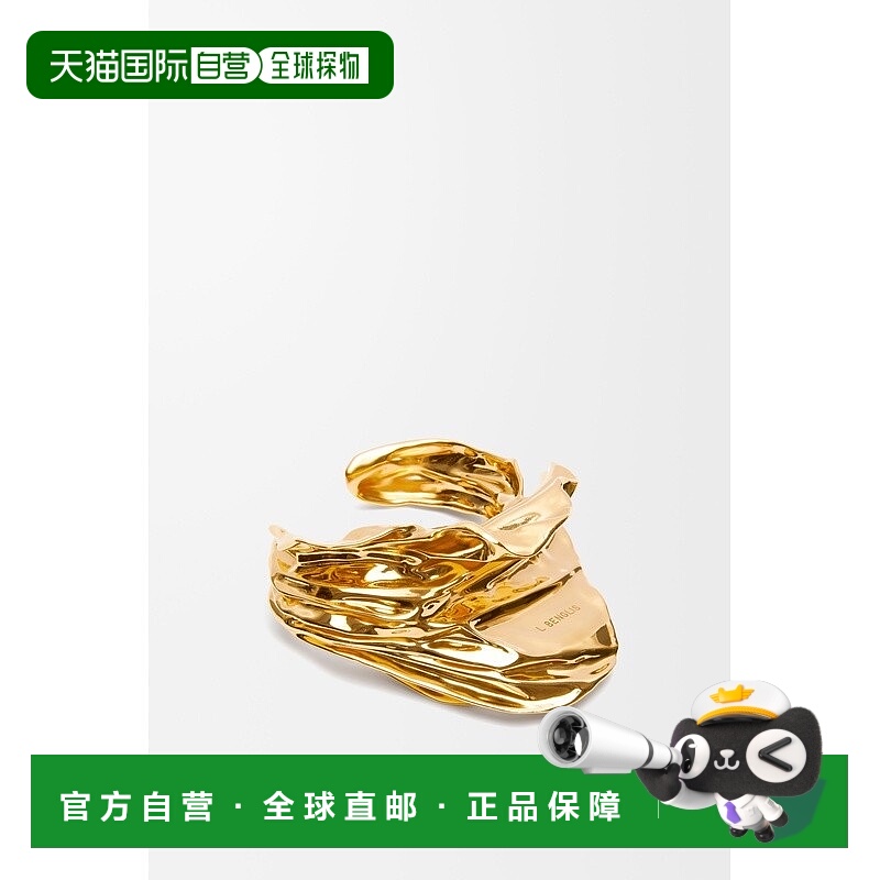 自营1h可退 欧洲直邮LOEWE/罗意威 女士金色纯银手镯