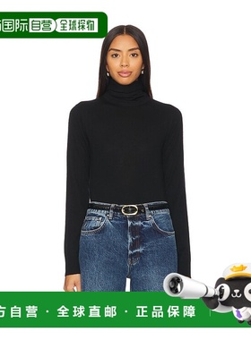 1h可退 香港直邮ANINE BING 女士 黑色 Ethan 高领毛衣 A0910171