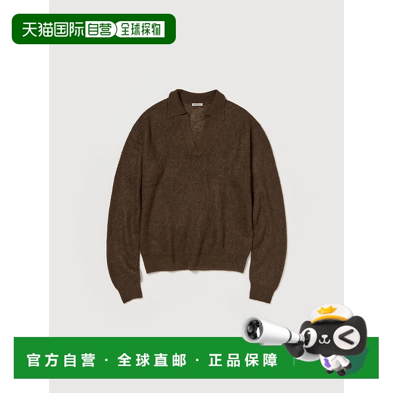 1h可退 香港直邮AURALEE 男士 毛线衫 A25AP02AKDARKBROWN毛衣