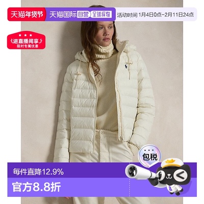 自营欧洲直邮RalphLauren拉夫劳伦 Polo防水可打包连帽夹克长袖