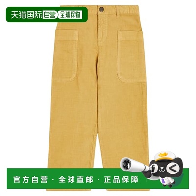 香港直邮Bonpoint 女童 Looping 灯芯绒直筒长裤童装