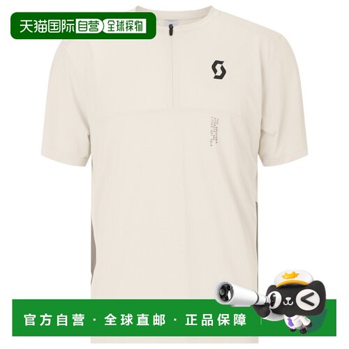 欧洲直邮SCOTT 男士户外T恤 0564081COTTONWHITETOASTBEIGE