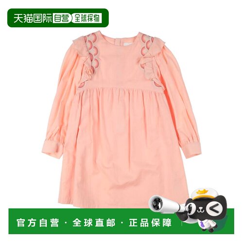 香港直邮Chloe 蔻依 女童 连衣裙童装 pink粉色 舒适时尚
