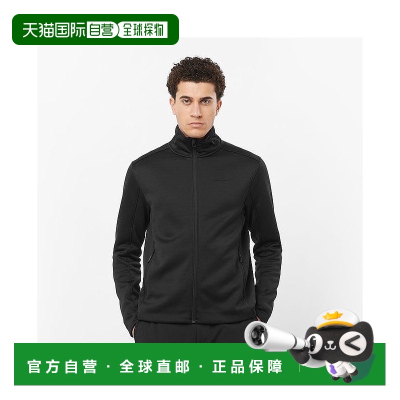 自营欧洲直邮Salomon萨洛蒙 OUTLINE WARM系列男士深黑色聚酯纤维