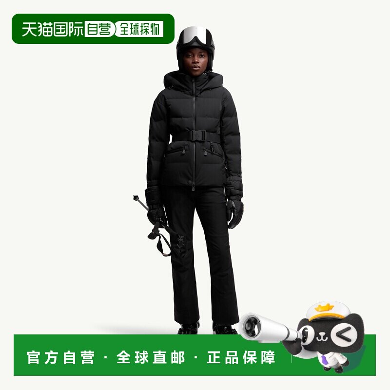 自营欧洲直邮MONCLER盟可睐 Tolima女士黑色尼龙连帽滑雪夹克图片
