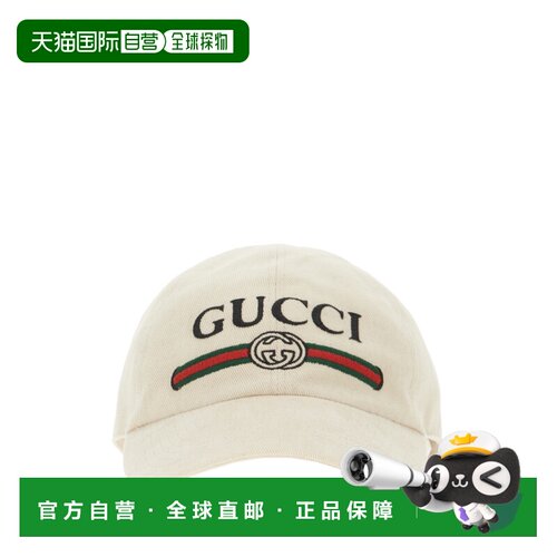 香港直邮GUCCI 男士帽子 8757364HBKG9779 AW2026 白色 Beige cot
