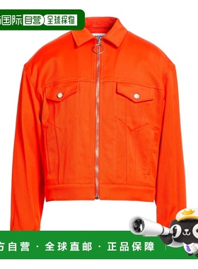 1h可退 香港直邮Moschino 莫斯奇诺 男士 夹克 orange橙色 舒适时