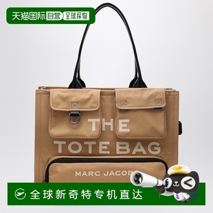 香港直邮Marc 马克 1h可退 Jacobs 船型帆布大号驼色 雅可布 女士