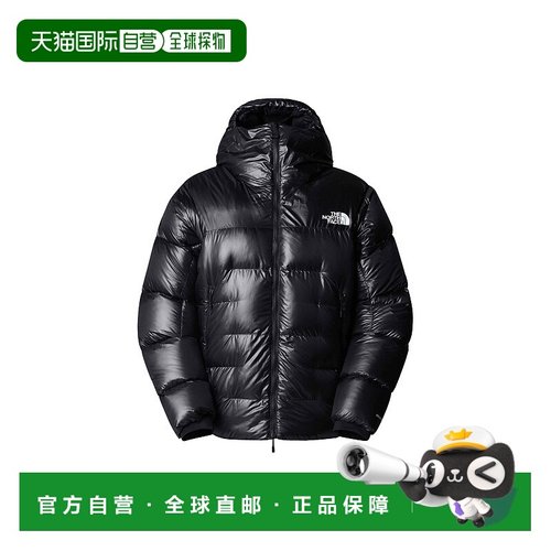 自营欧洲直邮The North Face北面 Pumori男士黑色尼龙连帽羽绒服