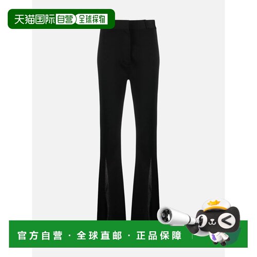 香港直邮GIVENCHY 女士休闲裤 BW511U4ZJB001 AW2023 黑色 喇叭休