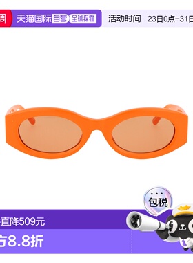 1h可退 香港直邮The Attico 女士 橙色醋纤太阳眼镜 ATTICO38SUNC