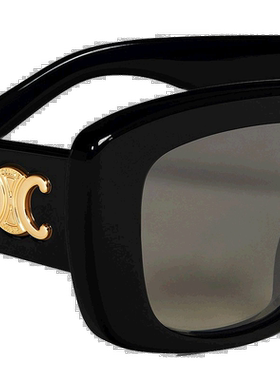 欧洲直邮CELINE/赛琳 23年新款 TRIOMPHE 04系列 女士黑色镜片醋