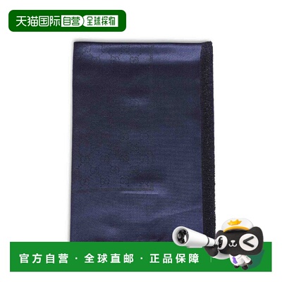 香港直邮GUCCI 女士围巾 8445613GA184000 SS2026 蓝色 GG丝羊毛
