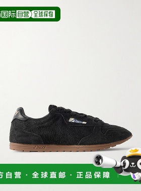 香港直邮AUTRY 女士 Windspin 皮革边穿孔绒毛绒面革运动鞋 WSLWP
