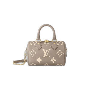 自营1h可退 欧洲直邮LouisVuitton路易威登Speedy20女士压花牛皮