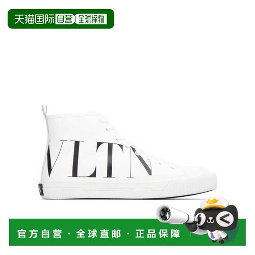 1h可退 【99新未使用】香港直邮Valentino 高帮系带运动鞋 QY2S0B