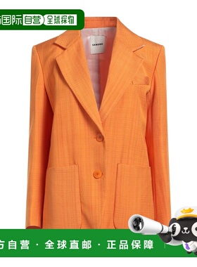 香港直邮Sandro 女士 西装外套 orange橙色 舒适时尚