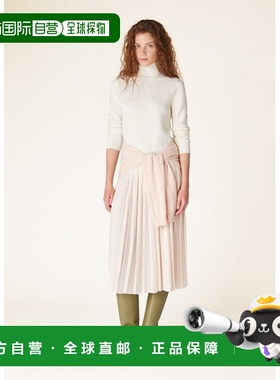 自营欧洲直邮Loro Piana 女士白色婴儿羊绒毛衣羊绒衫