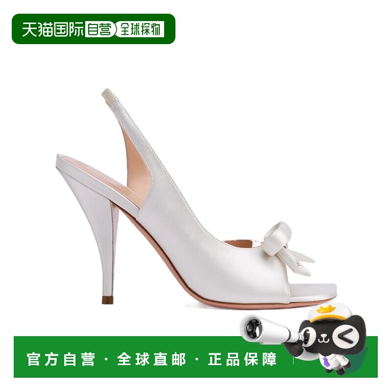 1h可退 Dior 迪奥蝴蝶结高跟露跟凉鞋 KCO579SAT