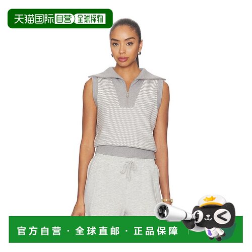 香港直邮VARLEY 女士 Peterson 半拉链针织上衣 VAR03458