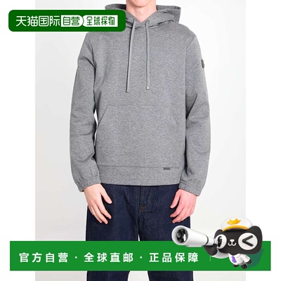 香港直邮Moncler 盟可睐 男士 灰色连帽衫 L10918G0002489B5F卫衣