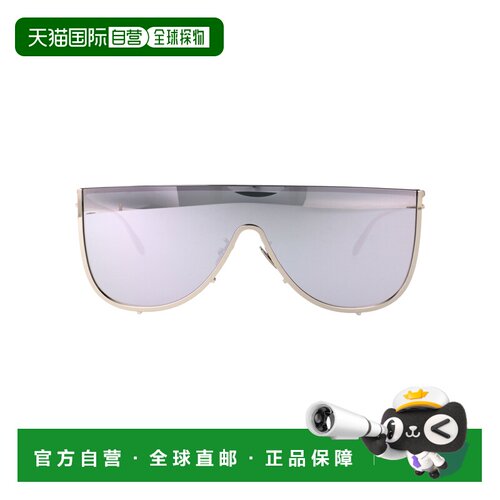 1h可退 香港直邮ALAIA 女士太阳镜 AA0094S002 AW2026 银色 D 形