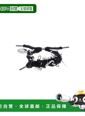 自营欧洲直邮Balenciaga巴黎世家 Nano女士银色/黑色黄铜BB标识手