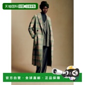 自营欧洲直邮Sezane 绿色聚酯大衣 女士米色