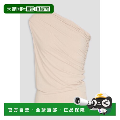 香港直邮Entire Studios 女士 单肩褶皱针织上衣 ES2515STONE