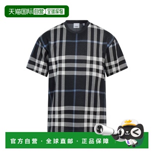 巴宝莉 舒适时尚 男士 blue蓝色 T恤 香港直邮Burberry