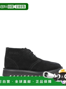 香港直邮kenzo 高田贤三 女士 脚踝靴 black黑色 舒适时尚厚底鞋