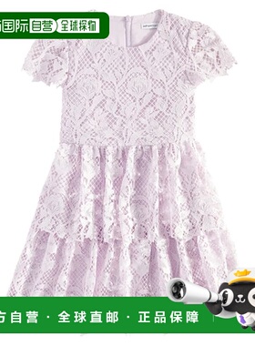 1h可退 香港直邮Self-Portrait 女童 蕾丝连衣裙童装 purple紫色