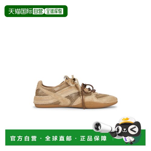 香港直邮Miu Miu 缪缪 女士 Rete Scamosciato 运动鞋 5E589E