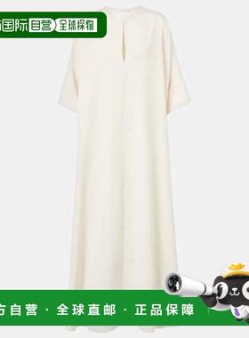 1h可退 香港直邮The Row 女士 Nicas 真丝海滩罩衫 white白色 舒