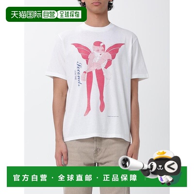 1h可退 香港直邮OUR LEGACY 男士T恤 M2266BC SS2026 粉红色 印花