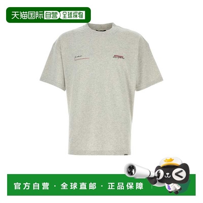 1h可退 香港直邮Represent 男士 混纺灰色棉质T恤 MLM427430