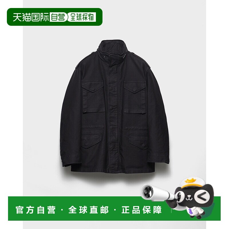 欧洲直邮PRADA (2025) 中号绗缝棉质羽绒服普拉达夹克