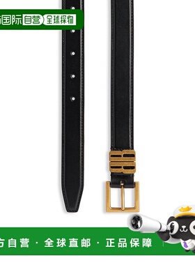 欧洲直邮BALENCIAGA (2025) 女士 Bb Editor 黑色腰带巴黎世家