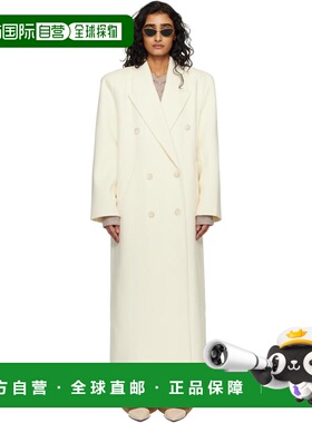 香港直邮The Frankie Shop 女士 灰白色 Gaia Double Breasted 大