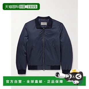 香港直邮Canali 康钠丽 男士 Shell Down 皮革边短夹克 SG03220O4