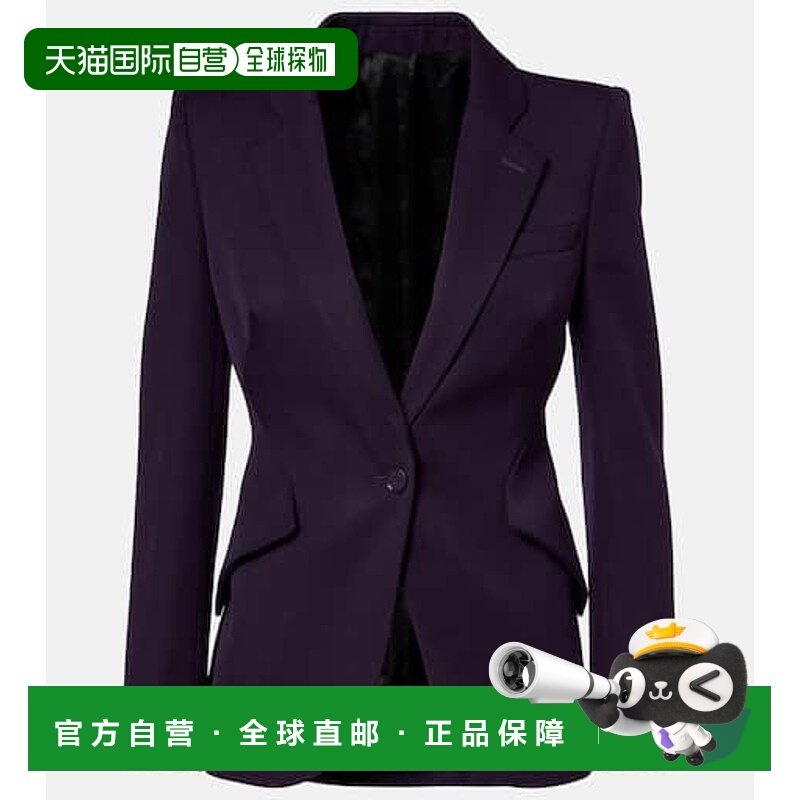香港直邮mcqueen 亚历山大 麦昆 女士 羊毛西装外套休闲风,男装,夹克,淘宝优惠券,粉丝福利购,淘宝优惠卷