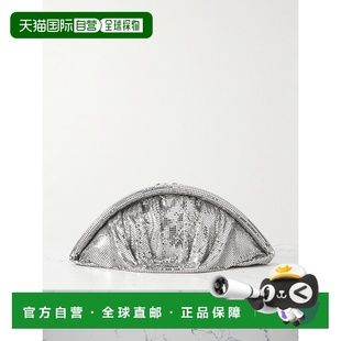 1h可退 香港直邮Rabanne 女士 Mesh Evening 手拿包 25PSS0497MET