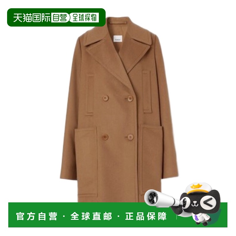 香港直邮Burberry 双排扣大衣 80581361博柏利